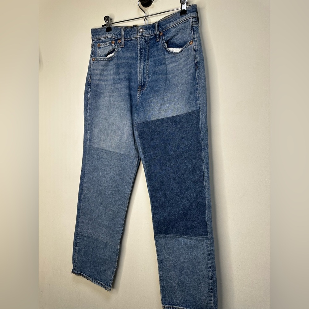 Gap Cheeky Straight Patchwork Jeans - image 1